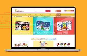 Webshop med kæmpe udvalg af flag - Eksisteret siden 2011