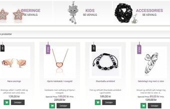 Magento smykke webshop sælges