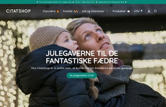 Webshop med personlige gaver til hele familien - Omsætning på 289.296,65 kr. i 2021