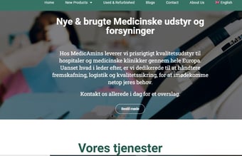 Webshop/dropshipping- salg af brugt og nyt medicinsk udstyr