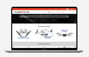 Ældre drone-webshop med stabil omsætning - omsatte i 2021 for ca. 500.000 kr.