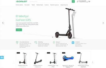 El løbehjul webshop - Danmarks Førende - +21 millioner kr. i omsætning fra marts 2019 til dags dato.