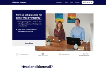 Sikkermail-Konsulent.dk - Sikkermail over NemID/MitID samt sikker kontaktformular - NEDSAT FRA 50.000