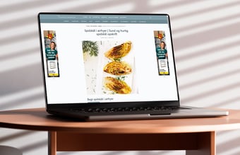 SEO-stærk airfryer opskriftsside med allerede passiv indtjening via AdSense - Over 75.000 organiske besøgende i total