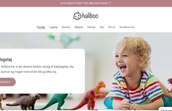 Dropshipping webshop med salg af alt til babyer: Legetøj, sko, indretning og tøj