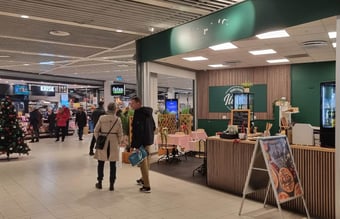 Pizzeria med unik beliggenhed i Glostrup centeret lige foran Føtex. 