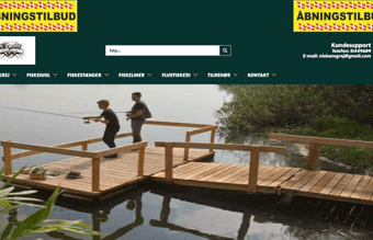 Ny webshop med fiskegrej til salg