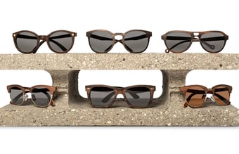 Nystartet Webshop med design solbriller i træ 