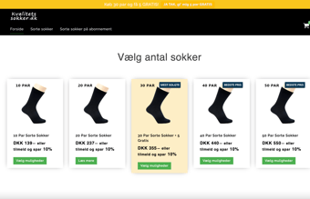 Kvalitetssokker.dk - masser af organisk salg og gode positioner i Google