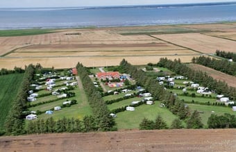 Campingplads i stort turistområde ved nationalpark vadehavet