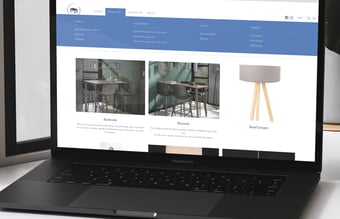 Flot opbygget webshop med dropshipping af Møbler