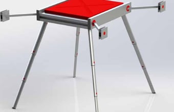 Patenteret arbejdsbord til håndværkeren og gør den selv manden