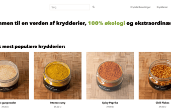 Online kryddeributik med potentiale