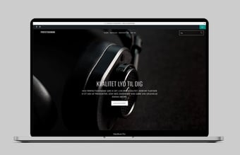 Webshop med salg af høretelefoner, højtalere samt udstyr (Dropshipping)