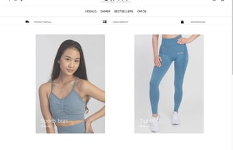 Swym sportswear webshop - Omsat for i alt 73.256,89 kr. 