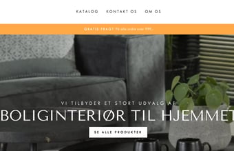 Dropshipping shop med salg af møbler - Højkvalitetsmøbler med dansk leverandør. 