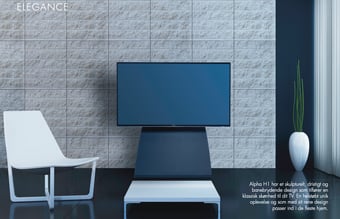 Handelsvirksomhed med innovative tv-standere og salg via 6 forhandlere