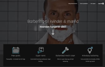 Webshop med salg af barbering til både kvinder og mænd - eget lager - 20 aktive abonnementer