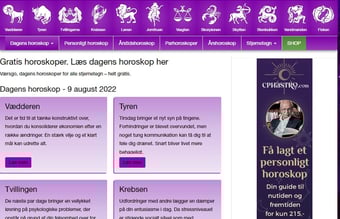 Større horoskophjemmesider sælges - Overskud på 12.500 pr mdr. sælges 