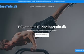 NoMorePain.dk - Webshop med den populære Massagepistol 