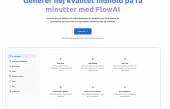 AI-drevet SaaS portal der bruger OpenAI / Chat GPT Integration