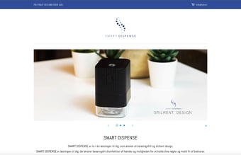 Webshop med salg af smarte dispensere. Stort varelager medfølger! - Omsat for 200.000 kr. 