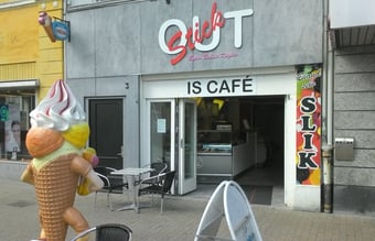 Iscafe, Sønderborg - byens bedste beliggenhed