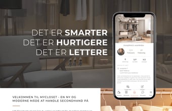 Secondhand platform til salg - Har idag ca. 500 brugere, som er oprettet i testfasen via SoMe markedsføring.