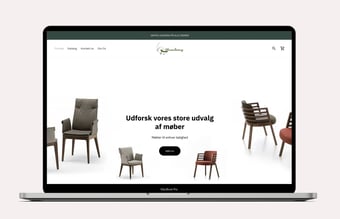 Dropshipping webshop med møbler 