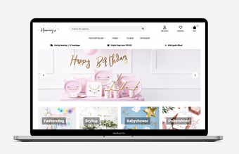 Webshop med party artikler