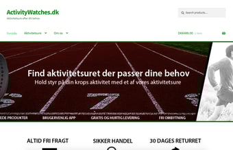 Ny pris: Køreklar webshop med salg af aktivitetsure