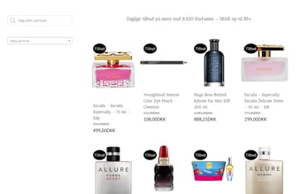 Affiliate webshop sælges - Salg af kosmetik produkter