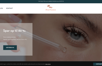 Dropshipping webshop - Myparfume.dk