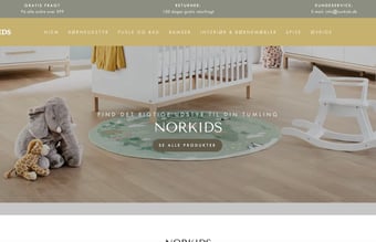 Dropshipping butik med salg af baby-børne udstyr