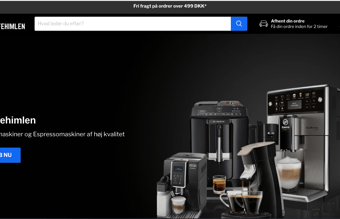 Webshop med salg af alle tiders kaffeprodukter 