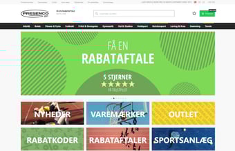 Sportsbranchen, webshop, omsætning 5,7 mio. kr.
