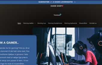 Dropshipping webshop med salg af gaming udstyr - Dansk Leverandør med hurtig fragt.