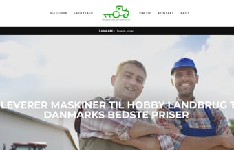 Webshop - netto omsætning ca. 500k  årligt