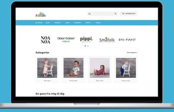 Webshop med salg af børnetøj i alderen 0-8 år. - Omsætning: 130.000 kr. i 2018 - Varelager medfølger.