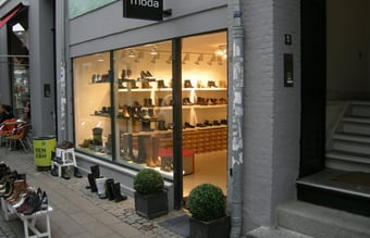 Webshop med salg af sko med mærket "Bella moda shoes"