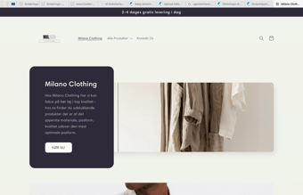 Dropshipping hjemmeside - Salg af hør-tøj til mænd og kvinder