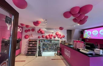Ny pris ved overtagelse fx 1/9-2022. Yogo Århus - Omsætning: 1.600.000 kr. - Frozen Yoghurt, bland-selv-slik, kaffe mm.