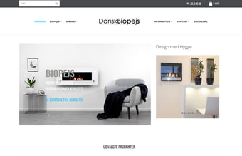 Dropshipping webshop med salg af danske biopejse