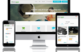 sportsmarked.dk - Komplet Webshop og Brugtmarked (som DBA) sælges