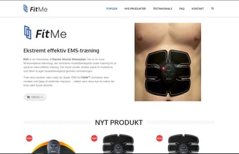 Fit-me: Webshop med produkter og stort potentiale - Færdig webshop og lager i Randers
