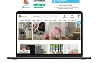 E-mærket DanDomain webshop med bredt udvalg af møbler og boligtilbehør. - Omsætning 2021: 2.415.000 kr. 