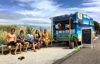 Salg af certificeret fødevarevogn med fedt artwork - Omsætning på 117.500kr i 2018 på 6 uger.