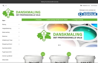 Webshop med farvehandel til salg - Overskud: 2021: ca. 200.000 kr.