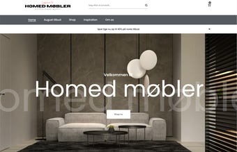 Homed.dk - Møbel webshop med tilknyttet dropshipping - Omsætning på 15.764 kr. 