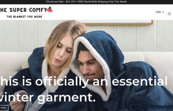 Thesupercomfy.com - Dropshipping webshop med stort potentiale!